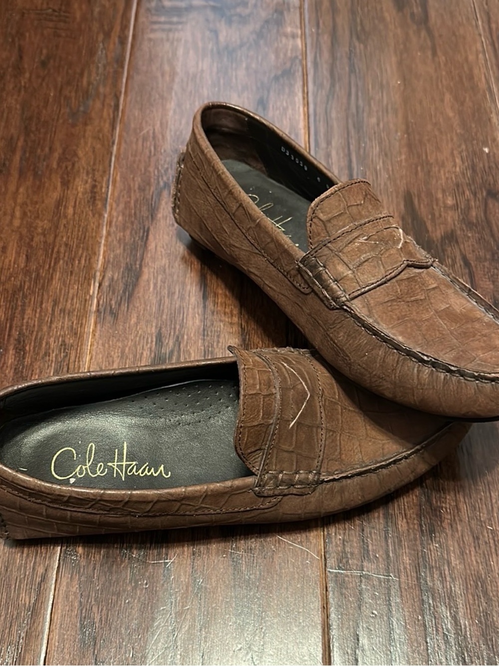 Cole Haan | Penny Tortoise Leather Driving Loafers - Women’s 6B